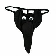 Sexy Black Elephant Thong Panties