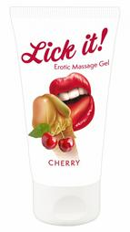Lick it Erotic Massage Gel Cherry 50ml