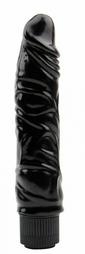 Vibrator Realist Rude Multispeed Rubicon PVC Black 21 Cm