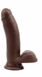 Chisa Novelties Sex Lure Dildo 17.5cm Brown