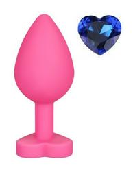Anal Plug Brighty, Large, Silicone, Pink/Blue, Mokko Toys