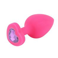 Anal Plug Brighty, Medium, Silicone, Pink/Light Purple, Mokko To