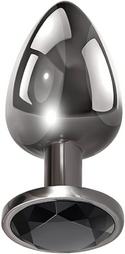 Butt Plug Dark Anal Plug Medium, Metal,  Black, Guilty Toys