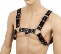 Chest Harness System For Men Black Passion Labs