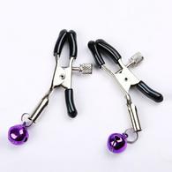 Clips Nipples With Bell Purple Guilty Toys