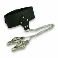 Hard Play Collar With Nipples For Guilty Toys
