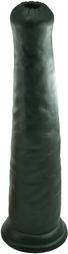 Massive Dildo with Suction Cup, PVC, Black, 32 cm, Mokko Toys