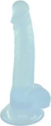 Dildo Realist Bryan cu Ventuza, Albastru, 21 cm, Guilty Toys