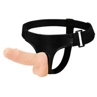 Strap-on Passionate Harness, TPR, Flesh, 15 cm