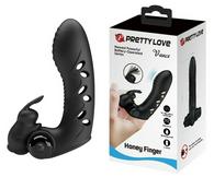 Vance Honey Finger Finger Vibrator 10 Vibration Modes, Silicone,