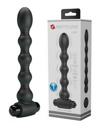 Bendable Lynn Anal Stimulator, 10 Vibration Functions, Silicone,