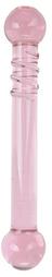 Double Pink Dildo, Sticla Premium, Pink, 19,3 cm, Passion Labs,