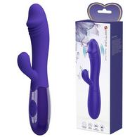 Snappy Youth Rabbit Vibrator, 30 Vibration Modes, Silicone, USB,