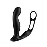 Hervy Anal Stimulator, 10 Modes, USB, Black,12.5 cm