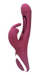 Yara Vibrator, Vibrating & Tapping, Silicone, Magnetic USB, Dark