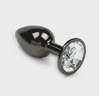 Butt Plug Dark Anal Plug Large, Metal, Clear, Guilty Toys
