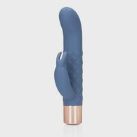 Mini Rabbit Vibrator, 10 vibration Modes, Silicone, USB, Blue,