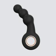Max Anal Vibrator, 12 Modes, Silicone, USB, Black, 14 cm