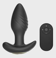 Remote Control Anal Plug, 7 Vibration Modes, 3 Rotation Modes, S