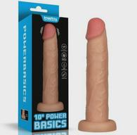Power Basics Vibrator, 10 Vibration Modes, PVC, Flesh, 25.4 cm