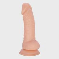 Edward Realistic Dildo with Suction Cup, Flesh, 19