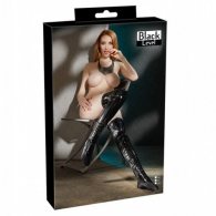 Shiny Vinyl Stocking with Zip