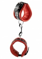 Χειροπέδες Red Leather Ankle Cuffs 6.5 cm