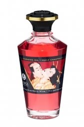 Shunga Intimate Kisses Aphrodisiac Romance Oil Strawberry