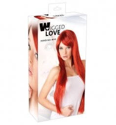 Wigged Love Miranda Long Smooth Wig Red