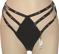 Faux Leather String with Rivets