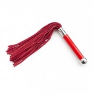 Red Soft Leather Flogger 40cm