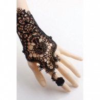 Katida Black Lace Gloves