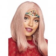 Αυτοκόλλητα διακοσμητικά πετράδια προσώπου Rainbow