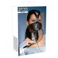 ZADO Leather Head Mask and Gag