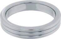 Cockring Stainless Steel Ribbed 45 mm