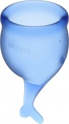 Feel Secure Menstrual Cup Blue