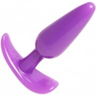Μικρή μωβ μαλακιά εύκαμπτη πρωκτική σφήνα Naughty Toys 10 εκ