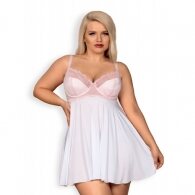 Obsessive Plus Size Girlly Babydoll With Thong