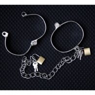 MEDIUM Metal Handcuffs or Ankle Cuffs 7 X 5cm