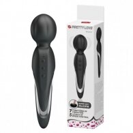 Pretty Love Walter Black Soft Silicone Wand Vibromassager