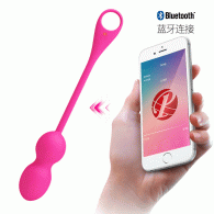 Ροζ Κολπικές Μπαλίτσες με Δόνηση μέσω εφαρμογής Pretty Love Elvi