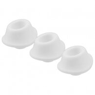 WOMANIZER Replacement Heads Pack of 3 White MEDIUM