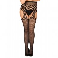 Plus Size Obsessive Strappy Garter Stocking