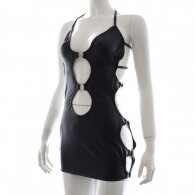 Naughty Toys Wetlook Keyhole Mini Dress
