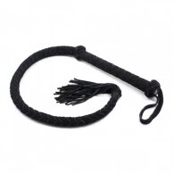 Naughty Toys Black Leather Flogger 108cm