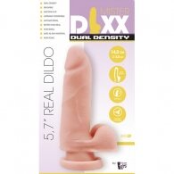 Mr Dixx Dual Density Realistic Dildo With Balls Suction Cup 15cm
