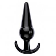 Εύκαμπτη βολιδέ πρωκτική σφήνα ΜΑΥΡΗ ΜΕΤΡΙΟ ΜΕΓΕΘΟΣ