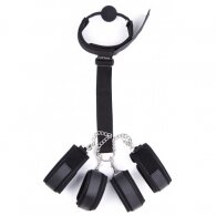 Δεσμά Χεριών με Κολλάρο και Φίμωτρο Στόματος