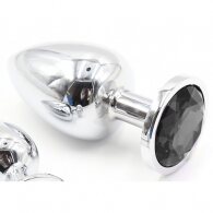 ΜΕΤΡΙΑ Μεταλλική Σφήνα με MAYRO κόσμημα 8 εκ