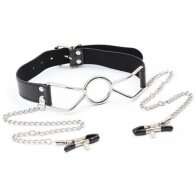 Medium metal O-Ring Ø 3.5 cm with nipple clamps